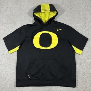 Oregon Ducks Hoodie Mens L Nike Team Issued Therma-Fit Sweatshirt Football